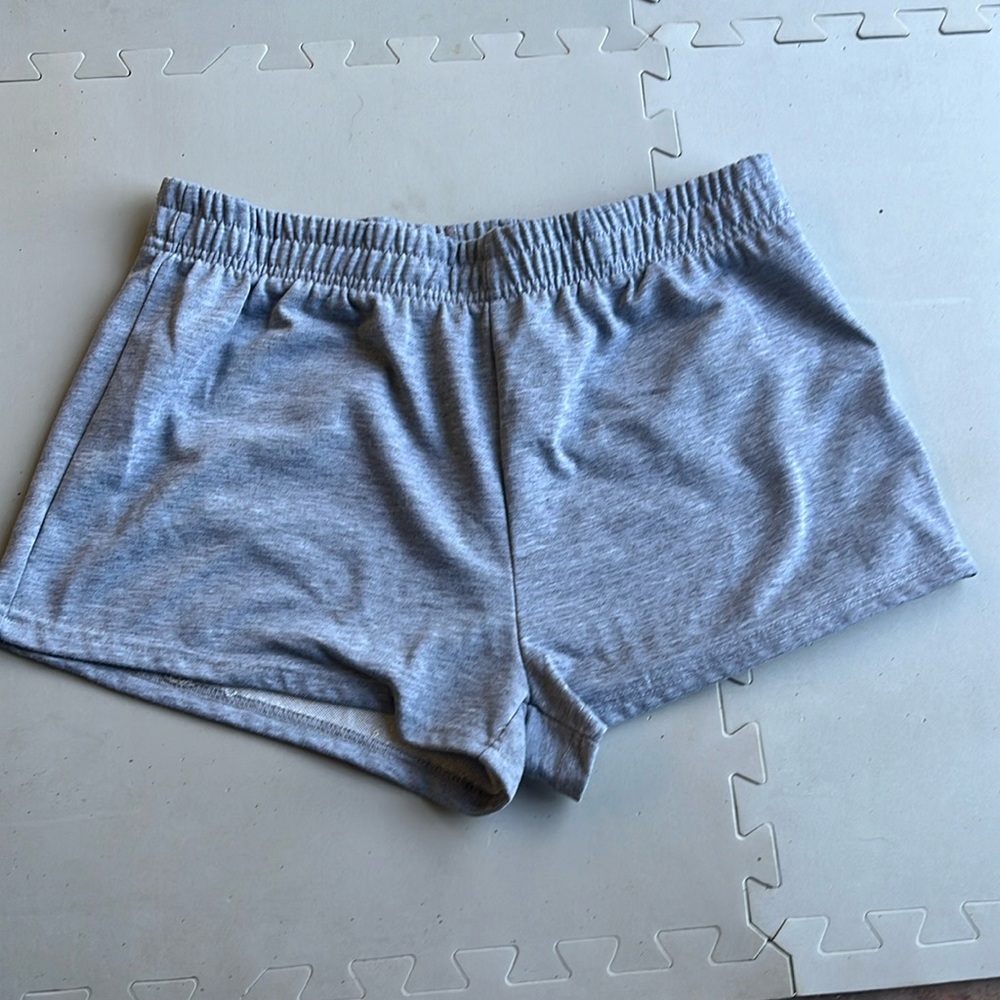 Grey booty shorts